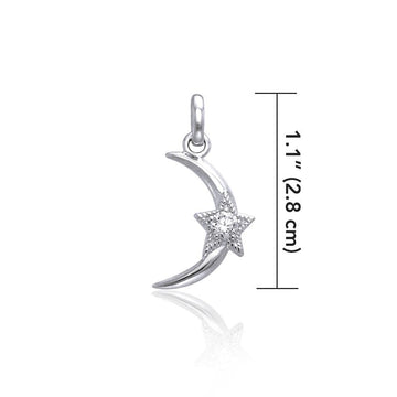 Shine Bright Like a Diamond in the Sky ~ Sterling Silver Pendant Jewelry TPD3510 - Jewelry